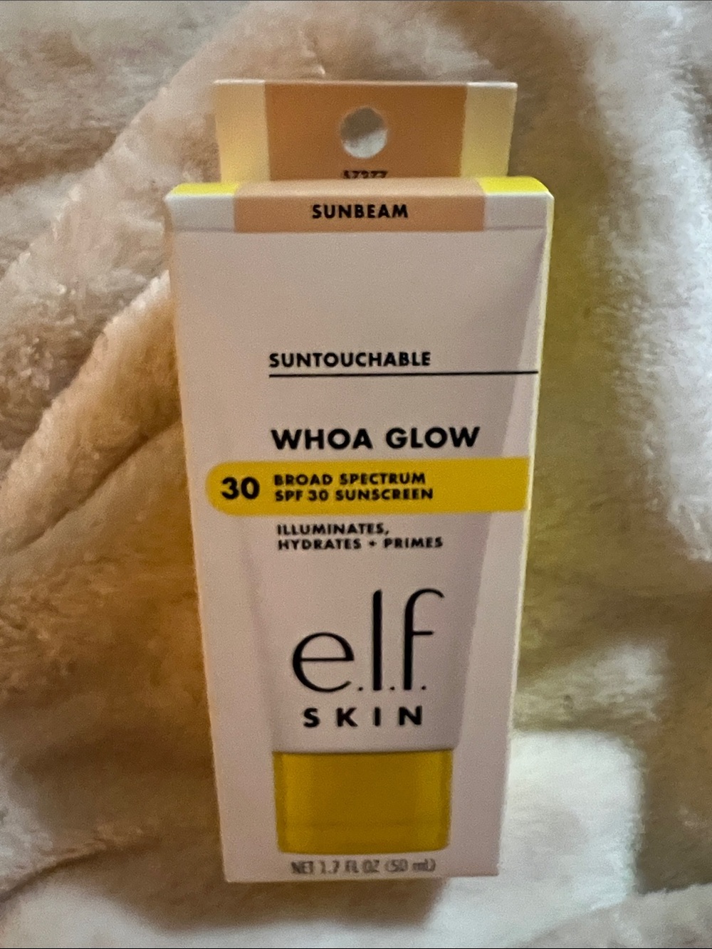 ELF Whoa Glow Suntouchable SPF 30 Sunscreen - White & Yellow